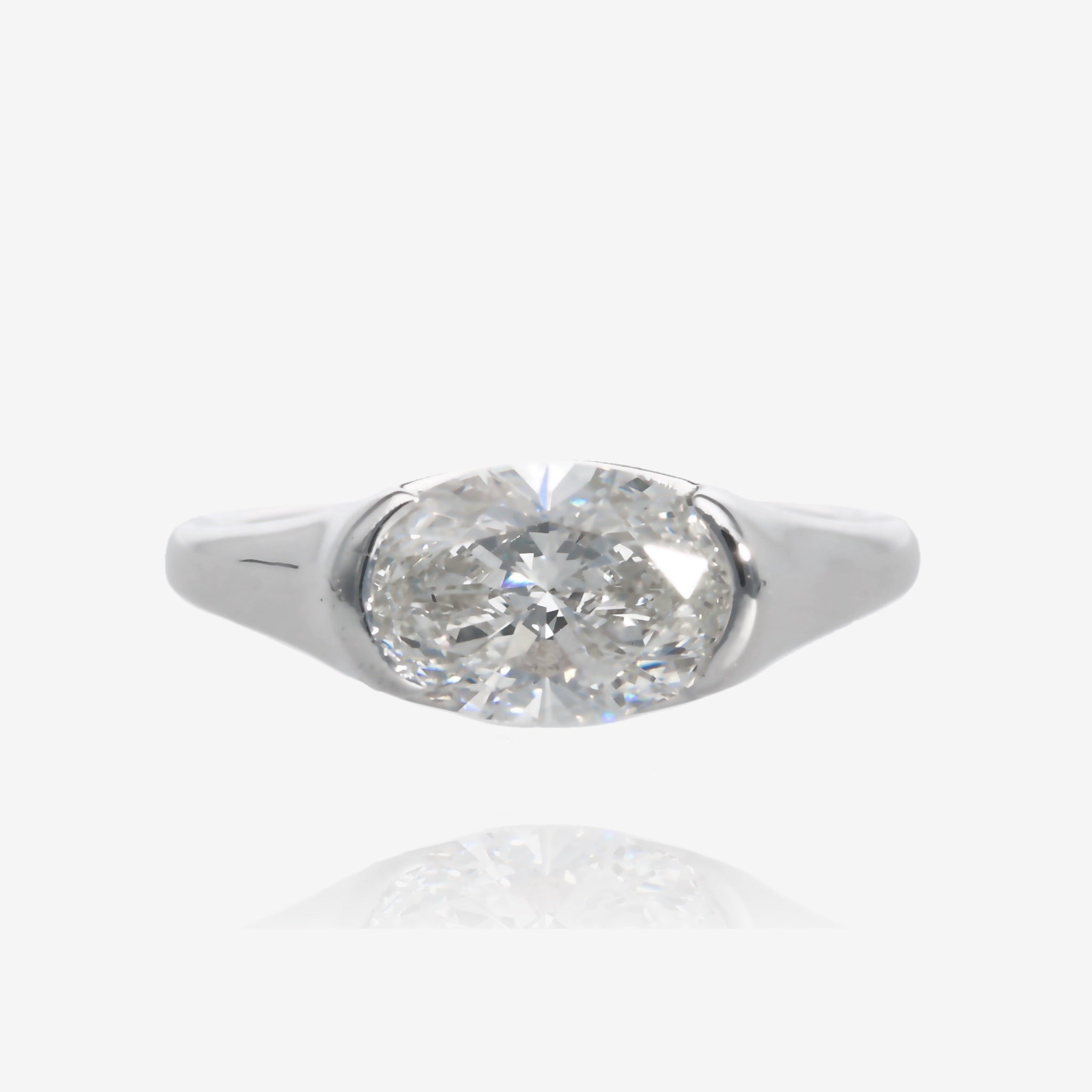 Just for Me Oval Diamond Ring