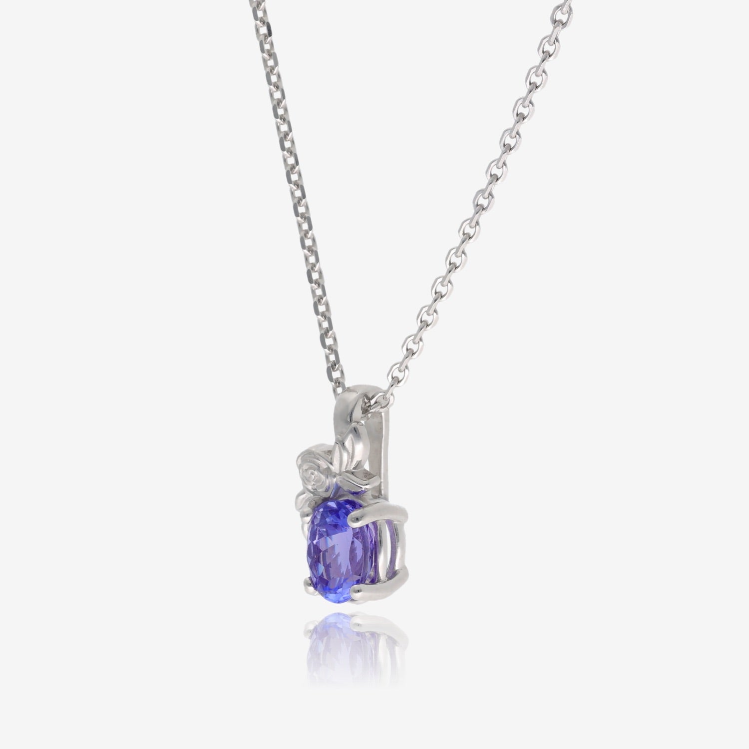 Precious Blossom Pendant in Tanzanite