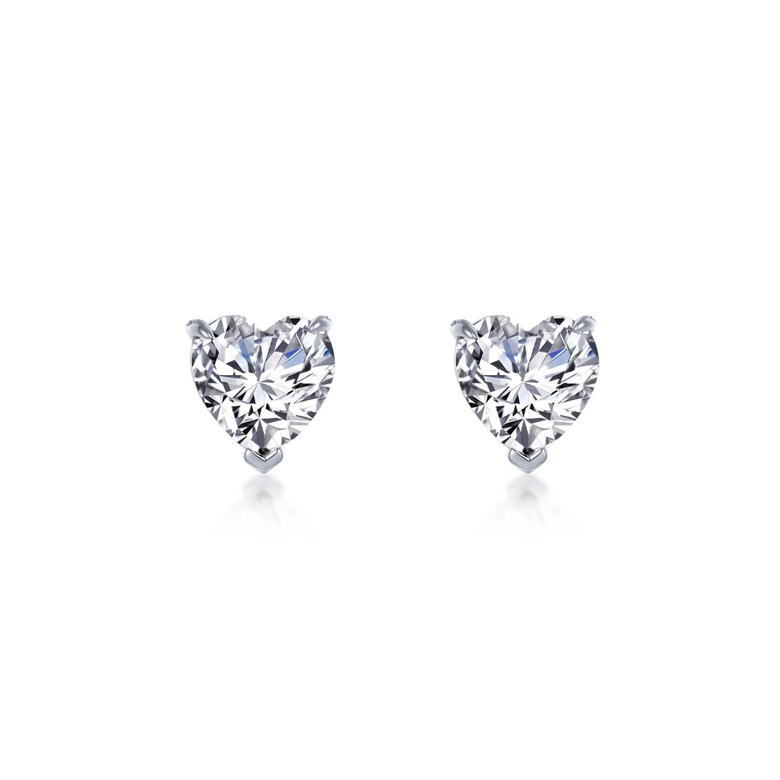 Sparkling Love Solitaire Earrings