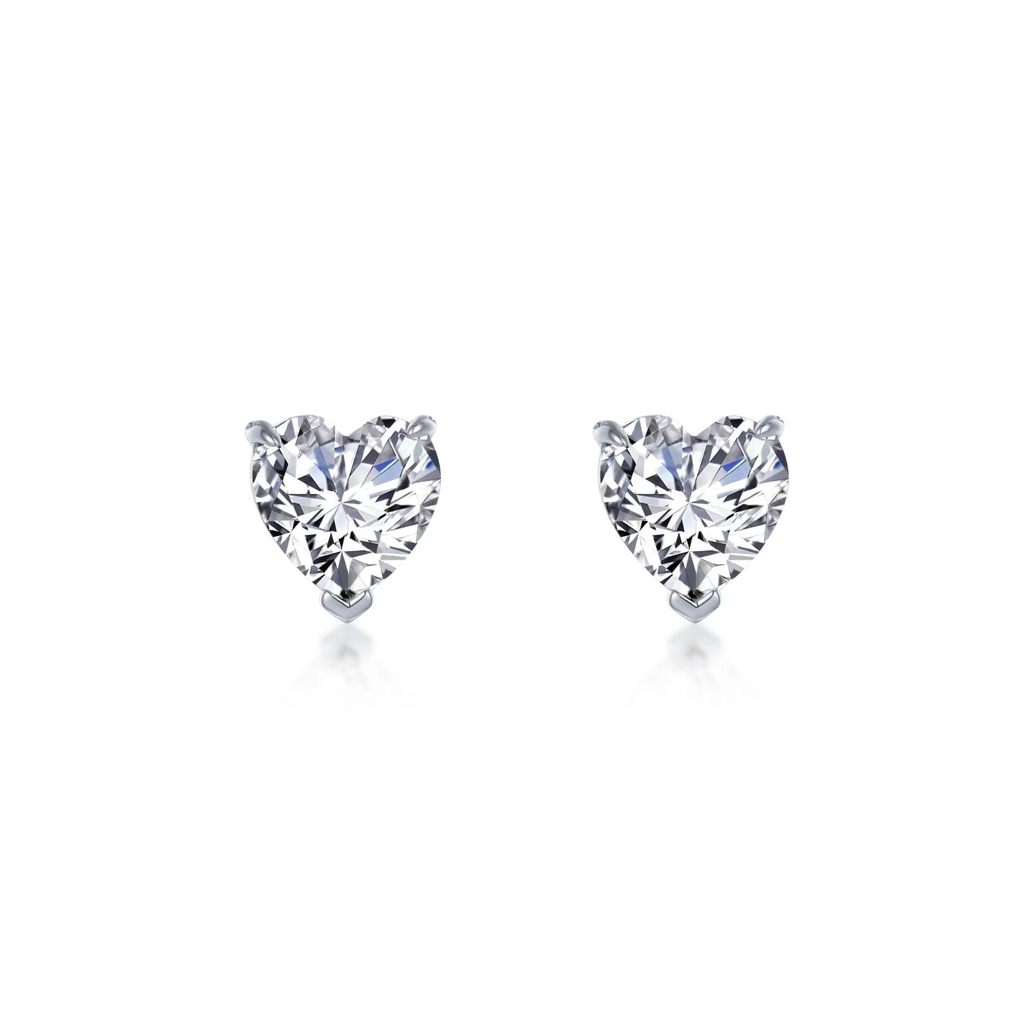 Sparkling Love Solitaire Earrings