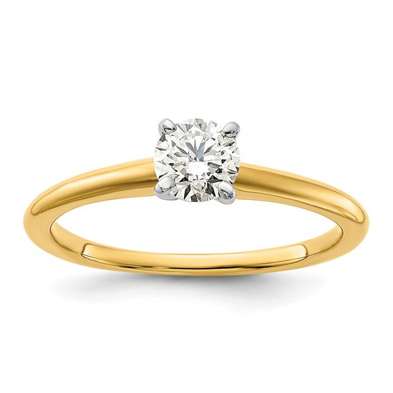 Brilliant Above Earth Lab Diamond Solitaire 1/2ct Yellow Gold