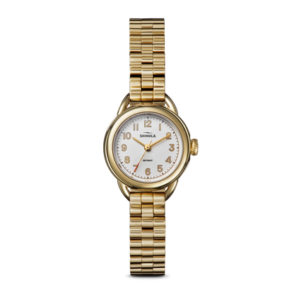 SHINOLA Ladies Runabout Gold Tone Watch