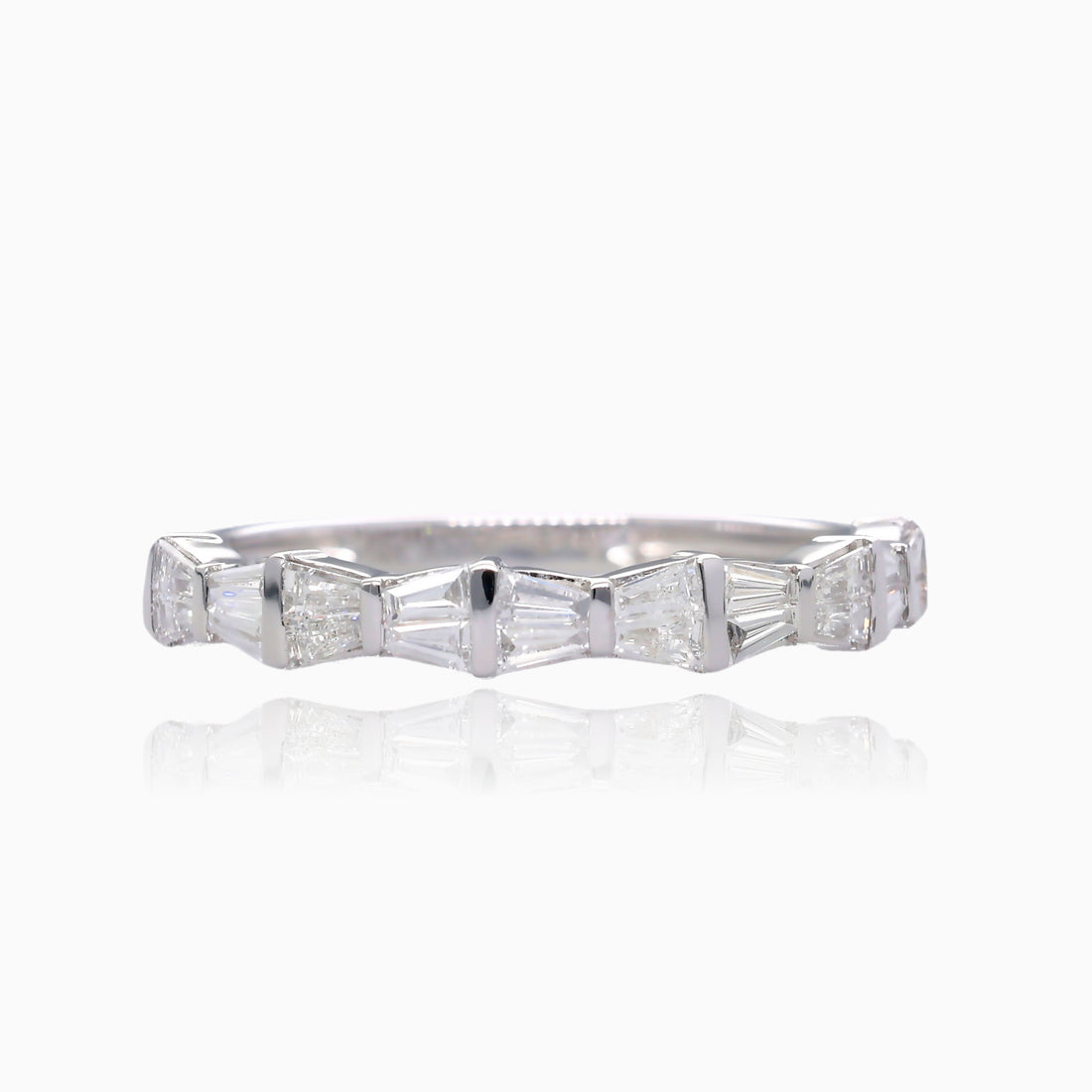 Diamond Crossweave Baguette Diamond Band