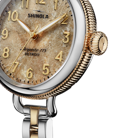 SHINOLA Ladies Petoskey Birdy Watch Two Tone