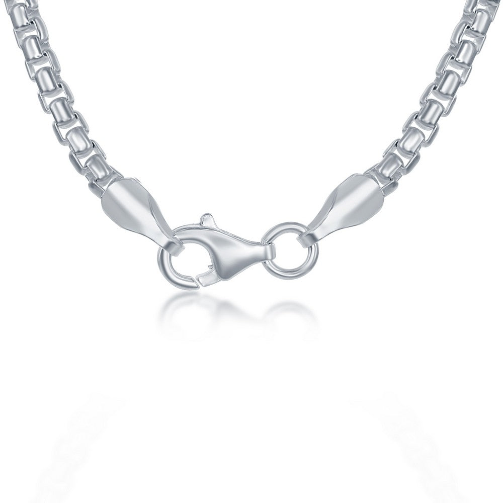 Sterling Silver Round Box Chain 20 Inches