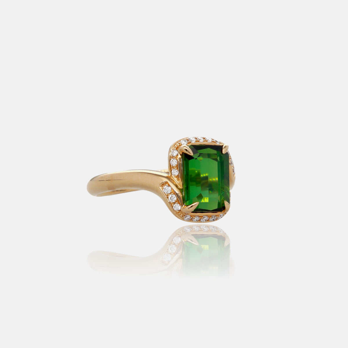 Enchanted Grove Green Tourmaline Ring