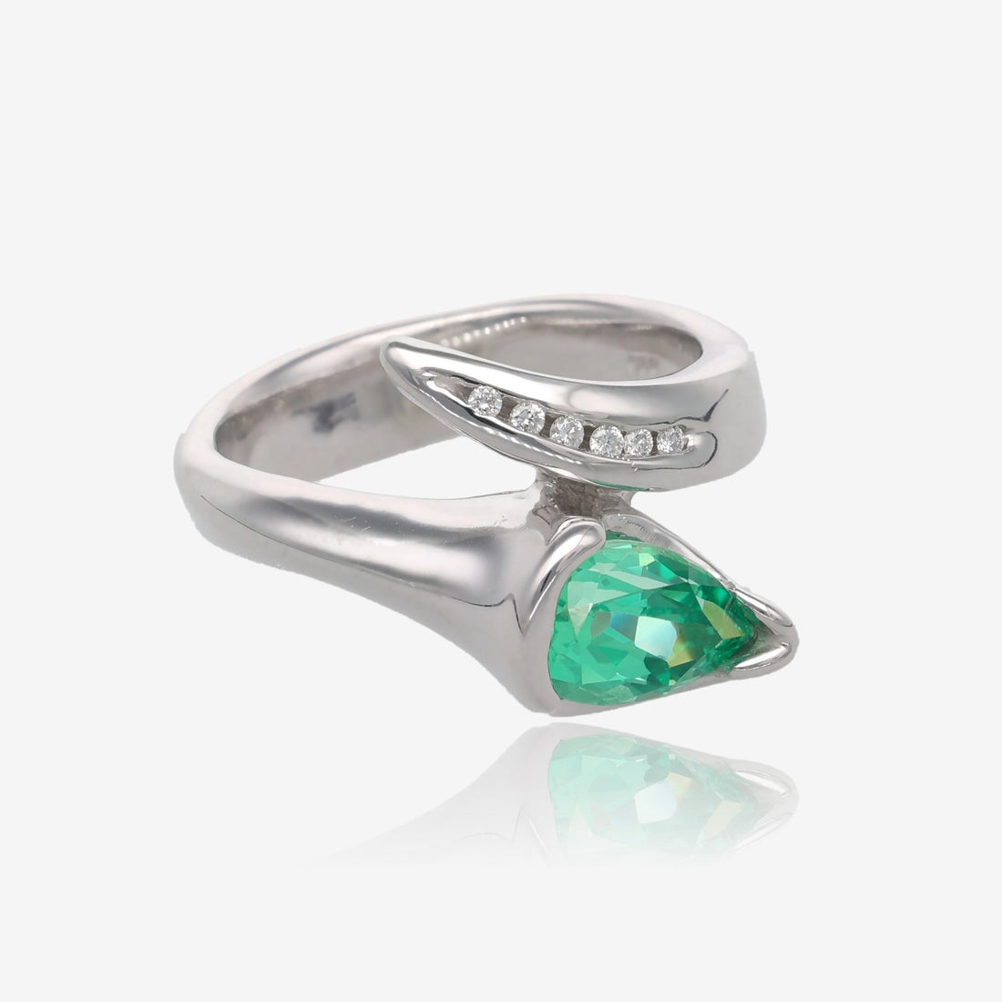 New Day Ring with Mint Green Sapphire