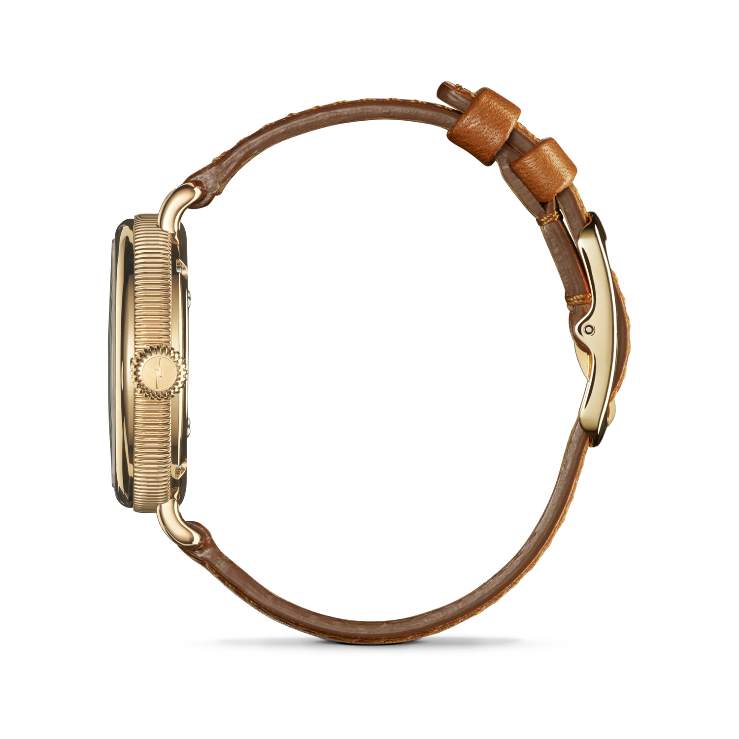 SHINOLA Ladies Birdy Moon Phase Watch Gold Tone