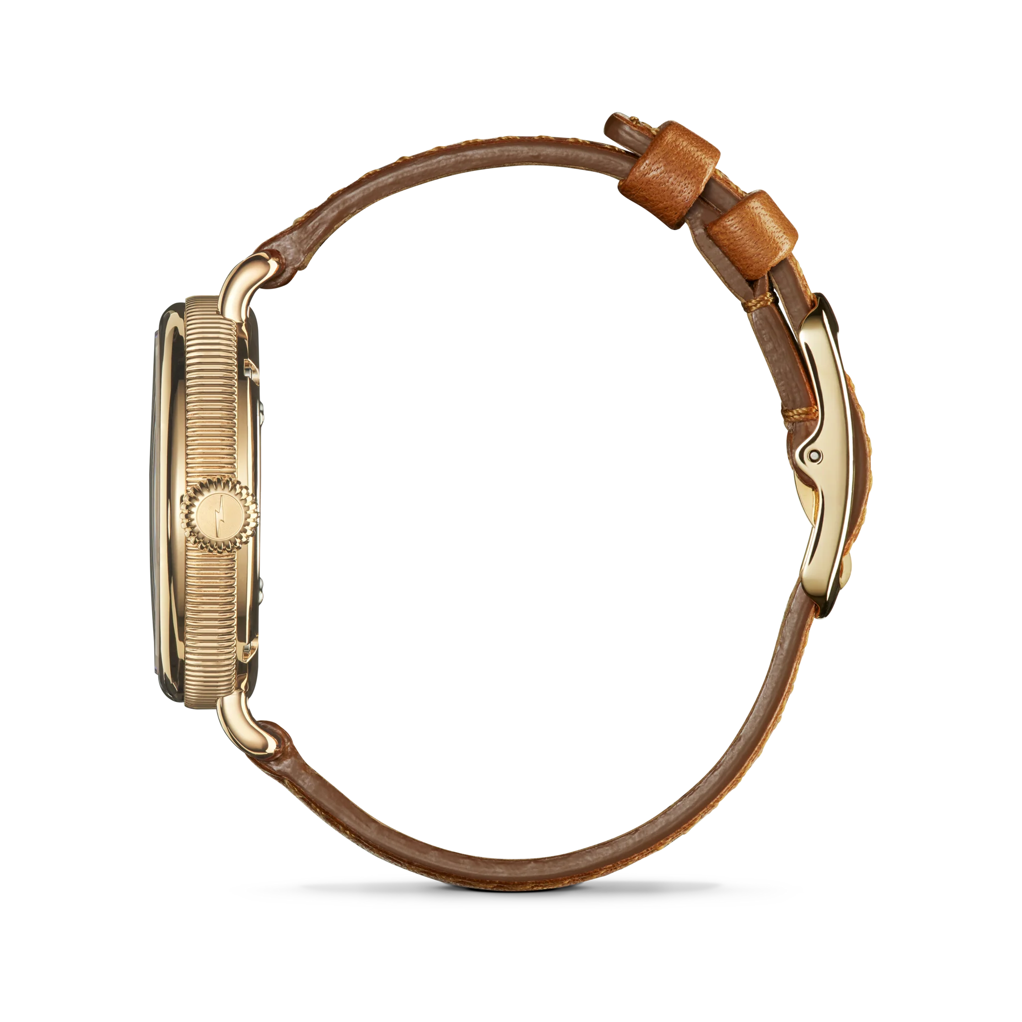 SHINOLA Ladies Birdy Moon Phase Watch Gold Tone