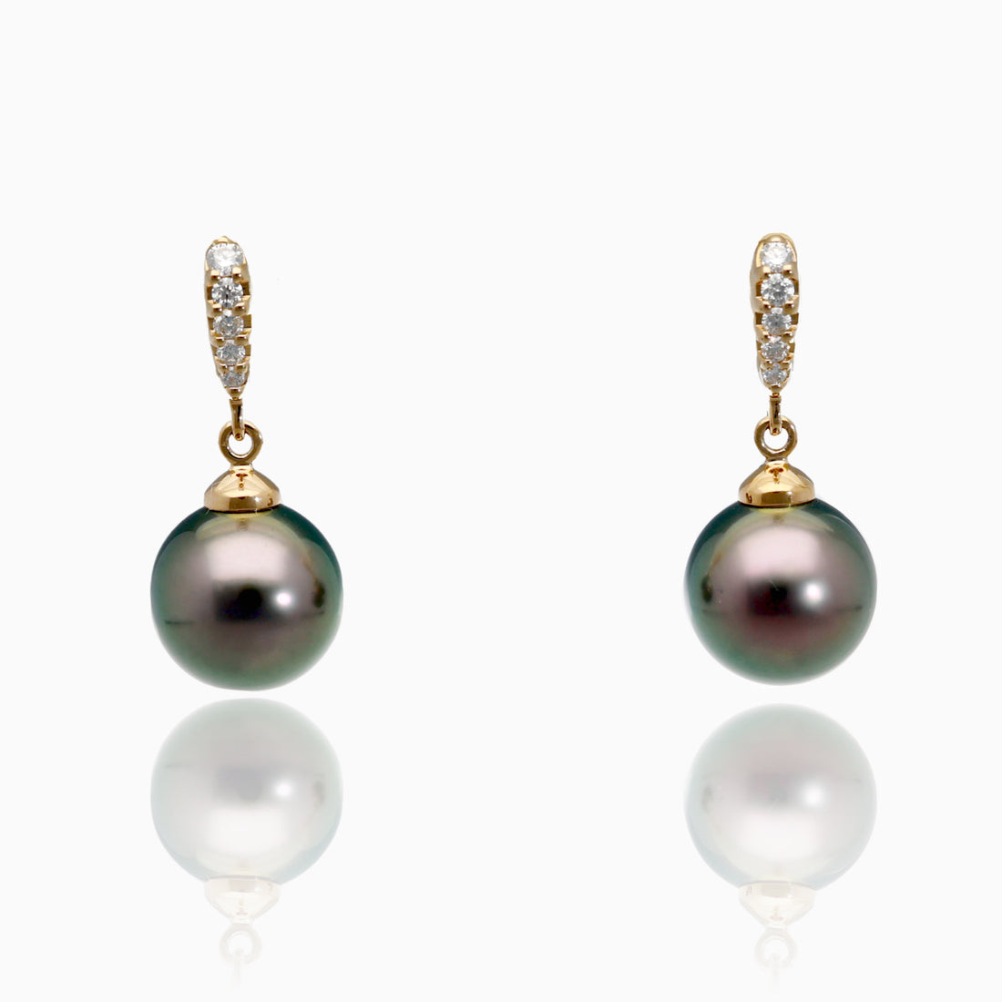 Golden Tide Tahitian Pearl Earrings