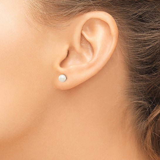 5mm Pearl Stud Earrings 14KY