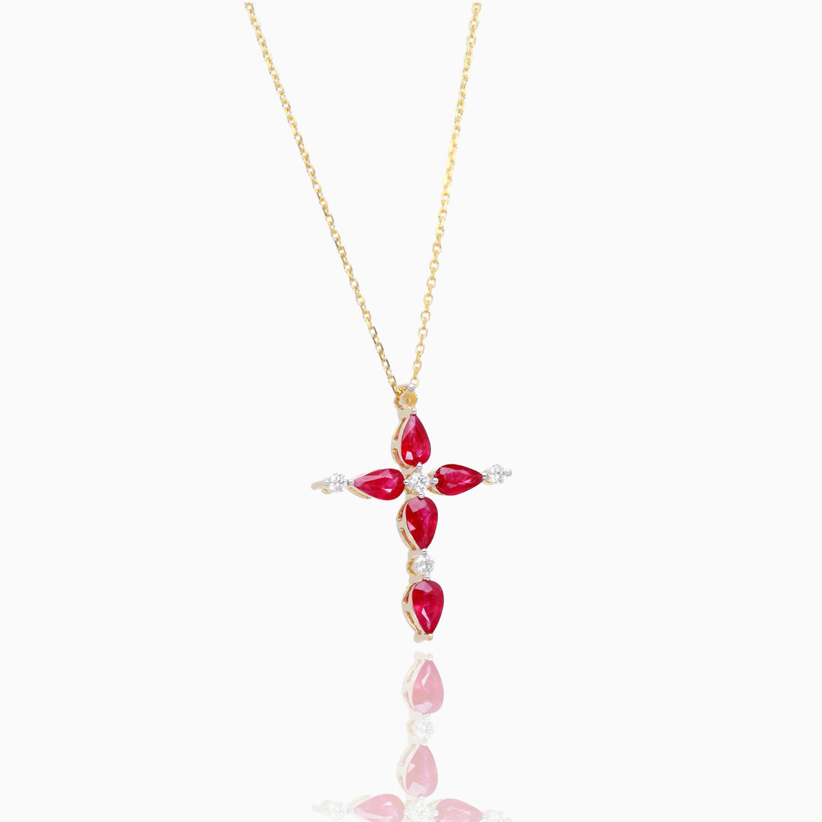 Ruby Grace Diamond Cross