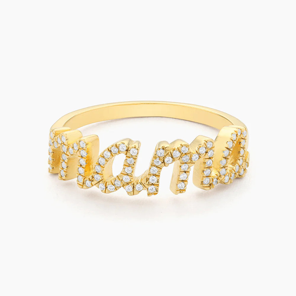 Love You Mama Statement Ring