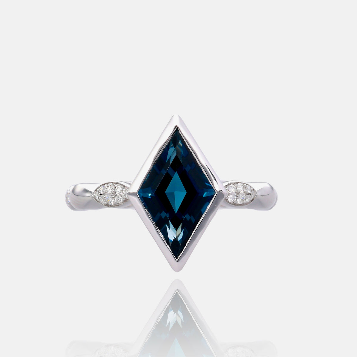 The North Star Blue Topaz Ring