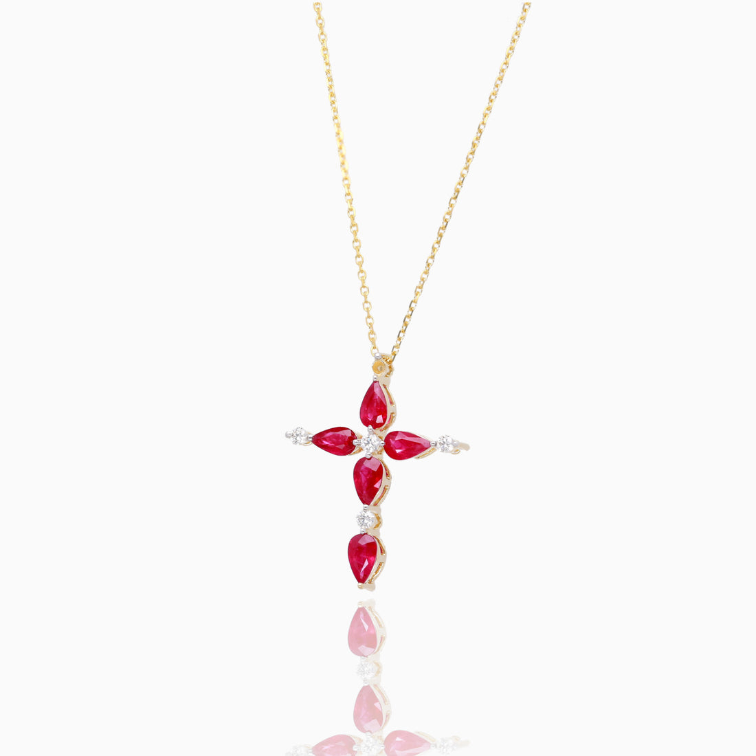 Ruby Grace Diamond Cross