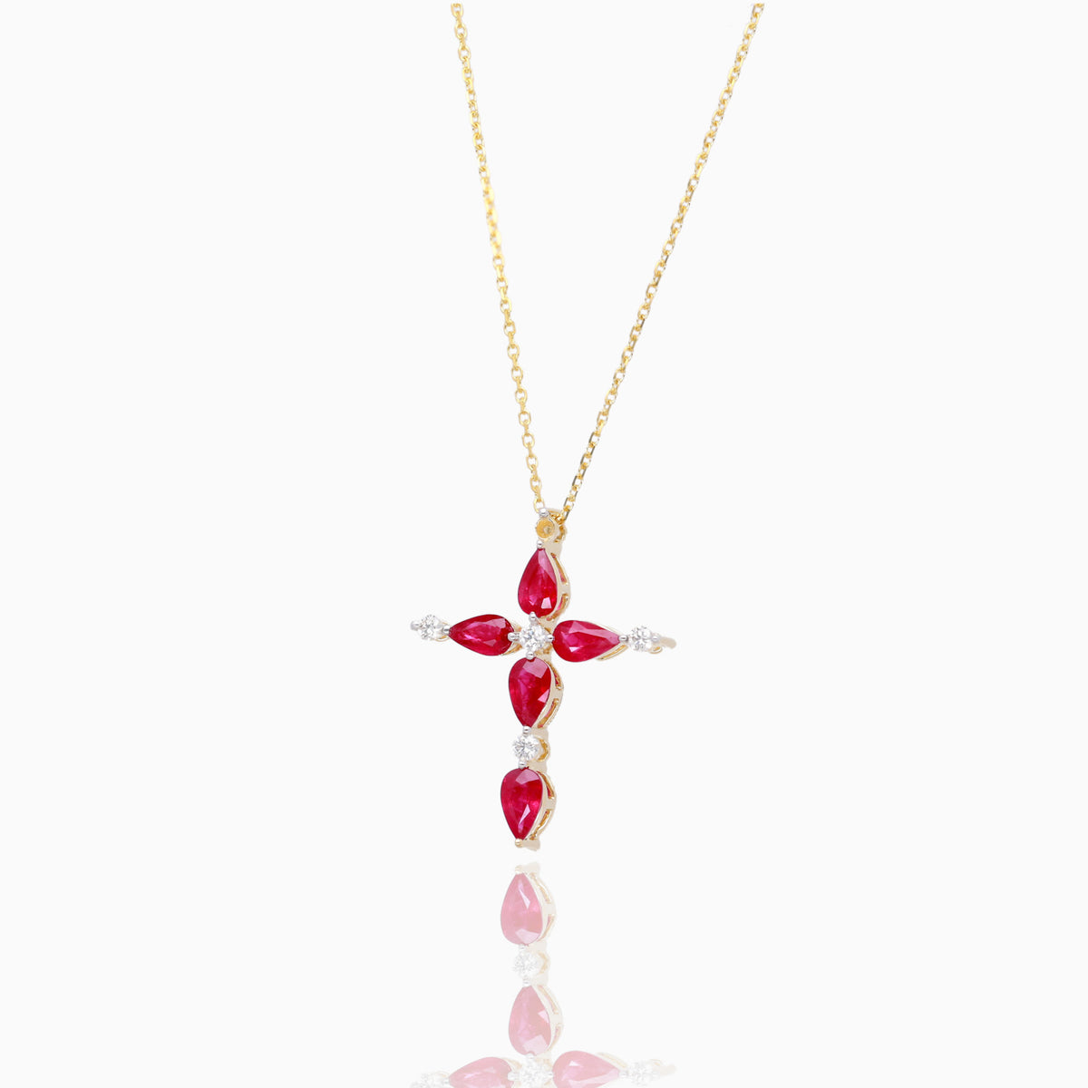 Ruby Grace Diamond Cross