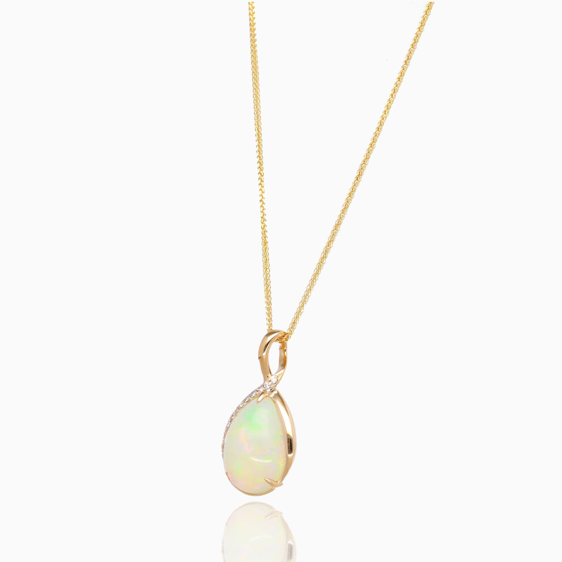 Ethereal Light Opal Necklace