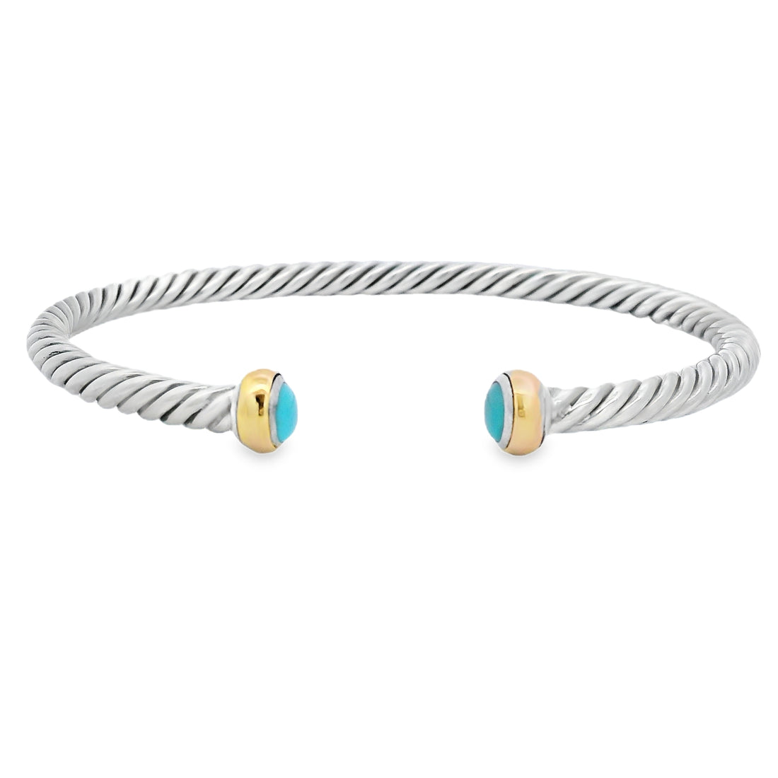Golden Mesa Turquoise Rope Cuff