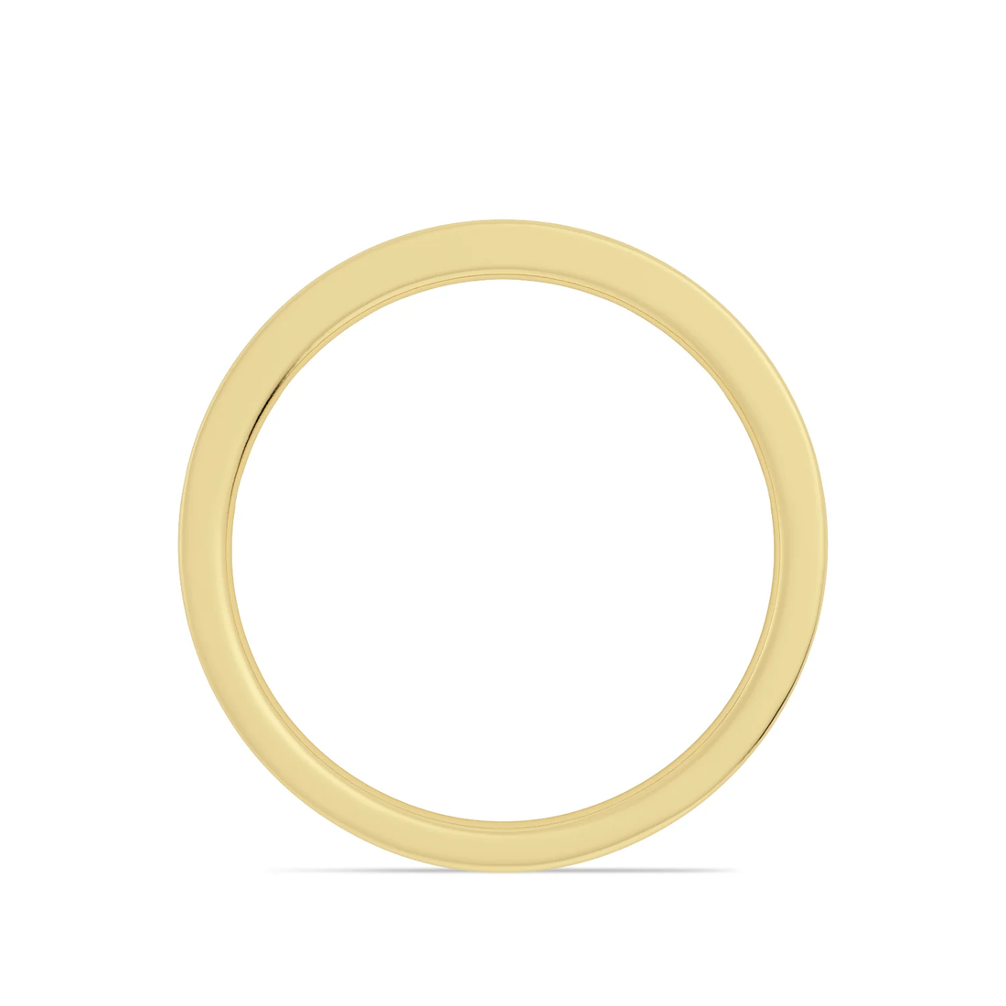 Dotted in Diamonds Flush Set Yellow Gold Diamond Band