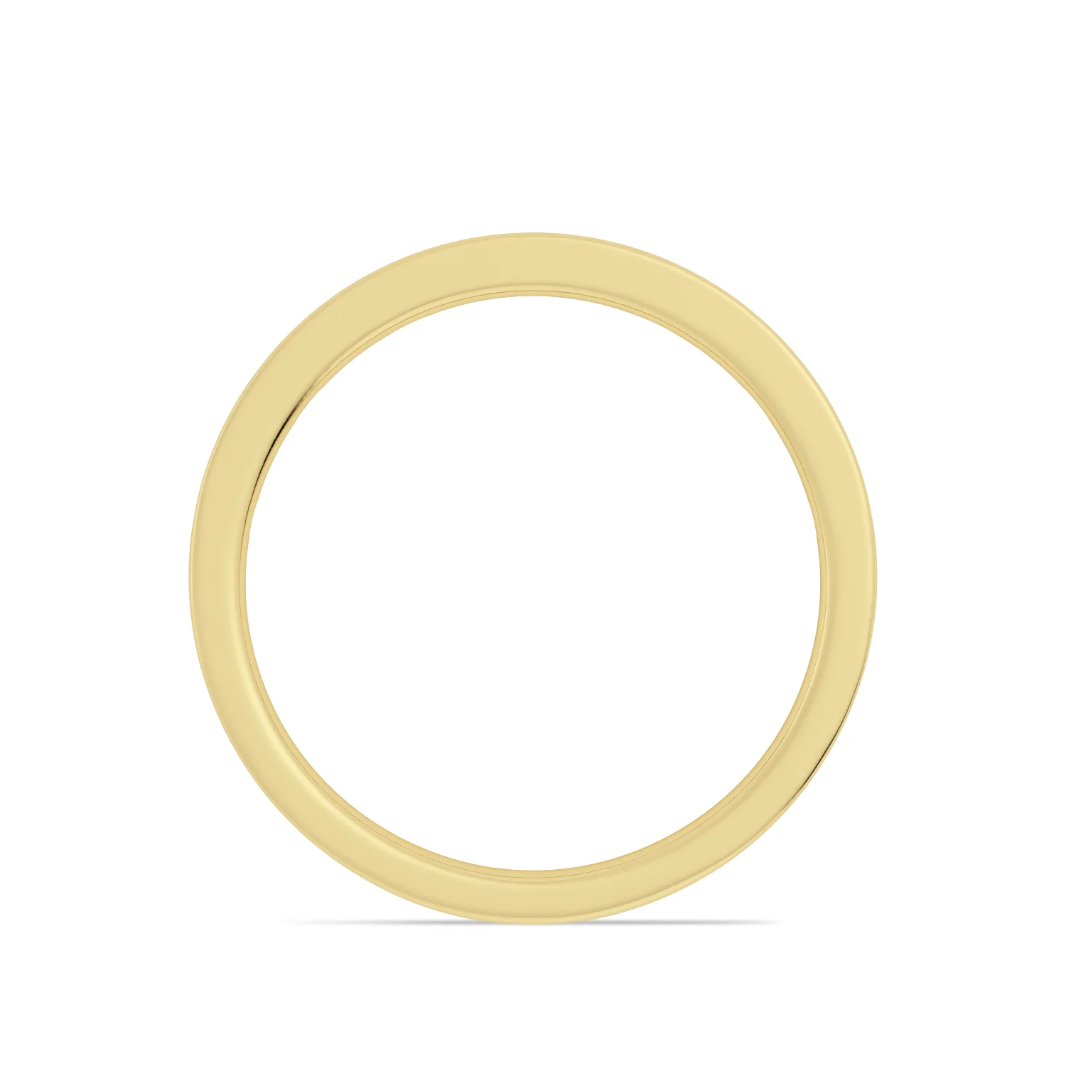 Dotted in Diamonds Flush Set Yellow Gold Diamond Band