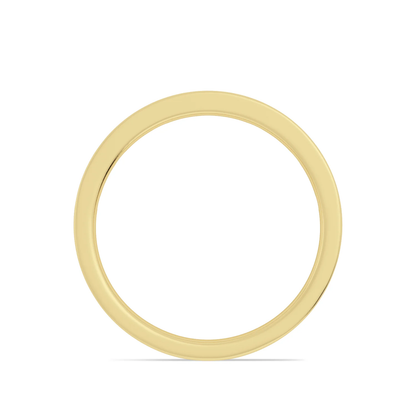 Dotted in Diamonds Flush Set Yellow Gold Diamond Band