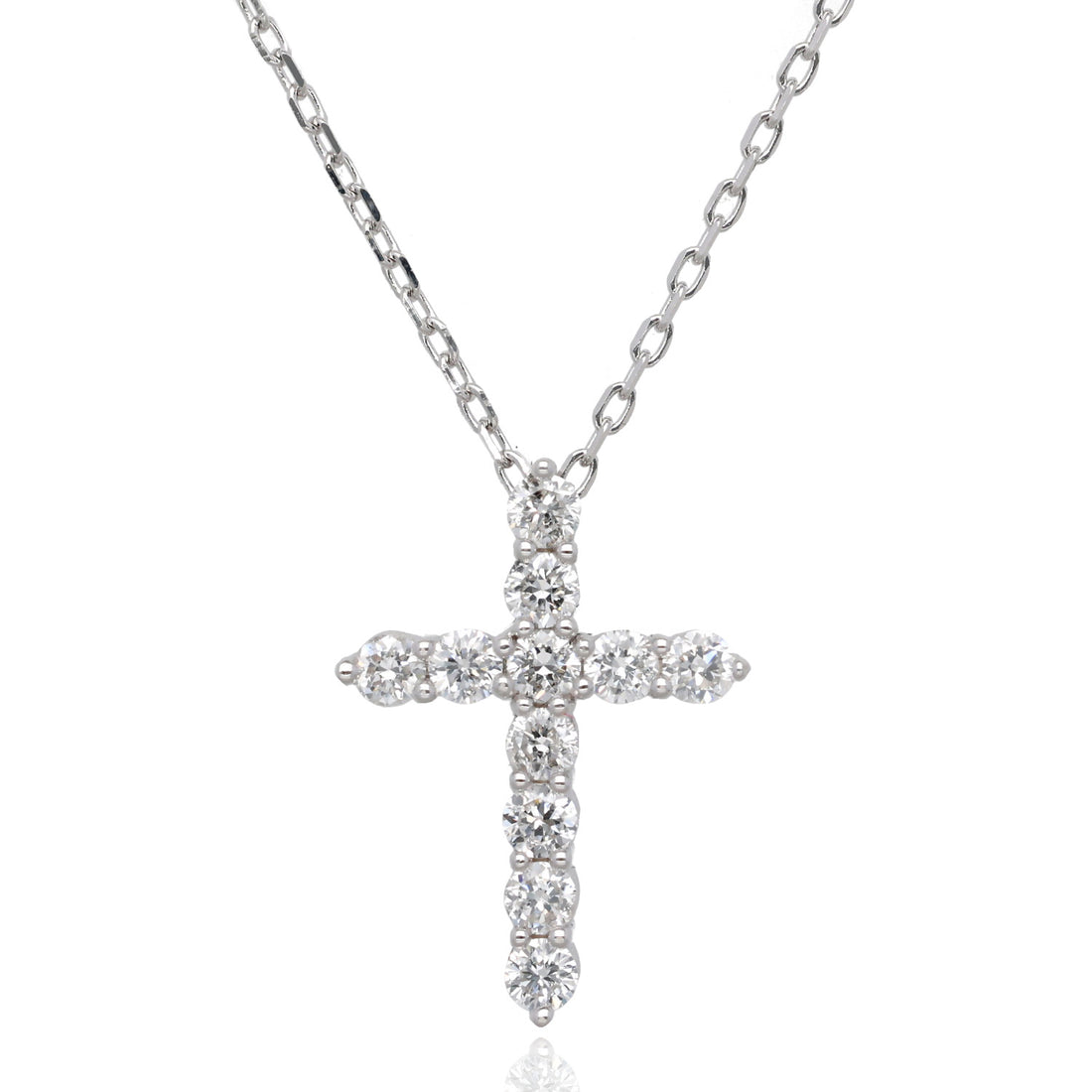 Lined with Faith Diamond Cross Necklace