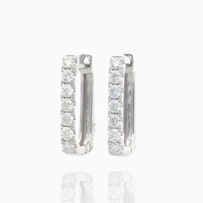 Diamond Frame Hoops