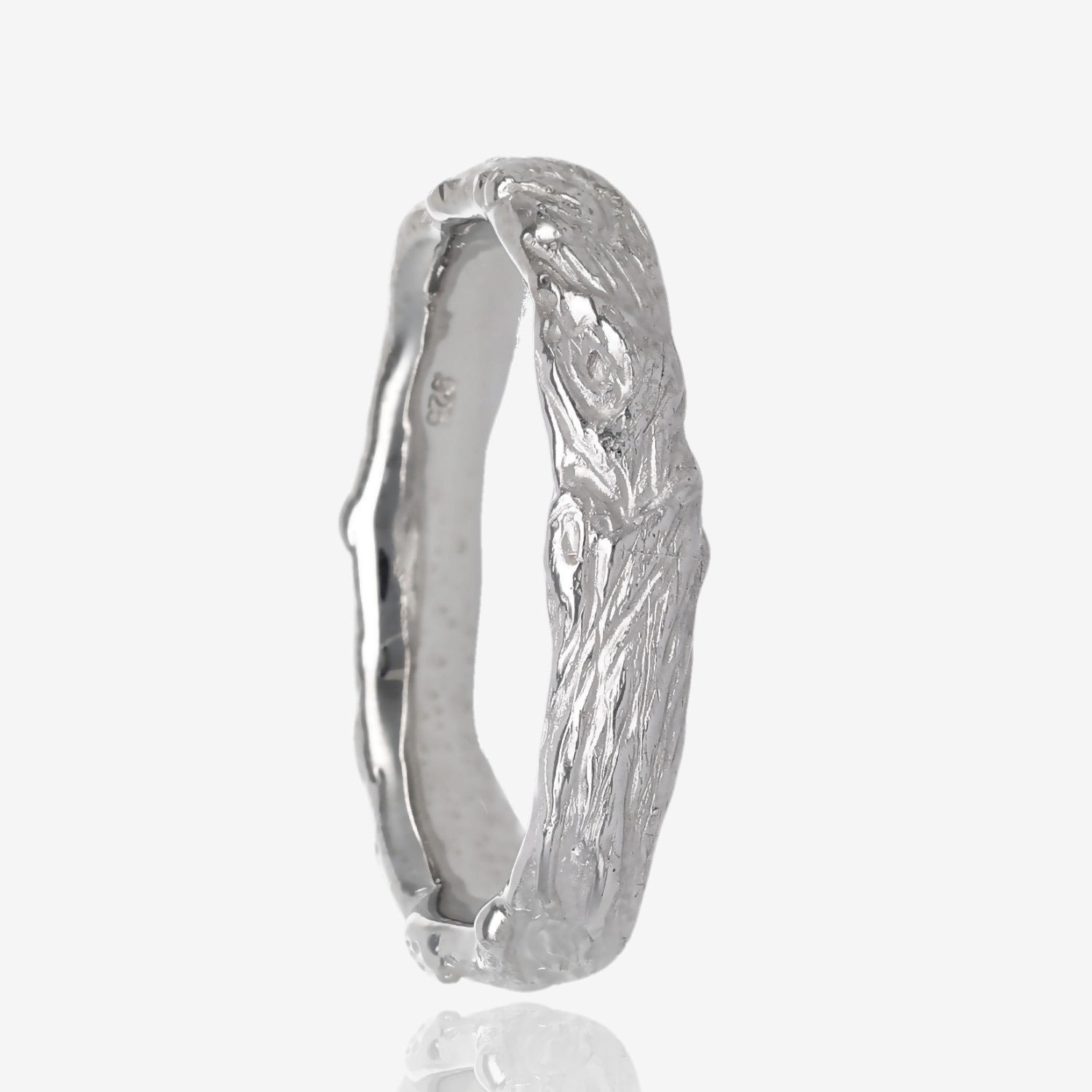 Willow Branch Band in Silver