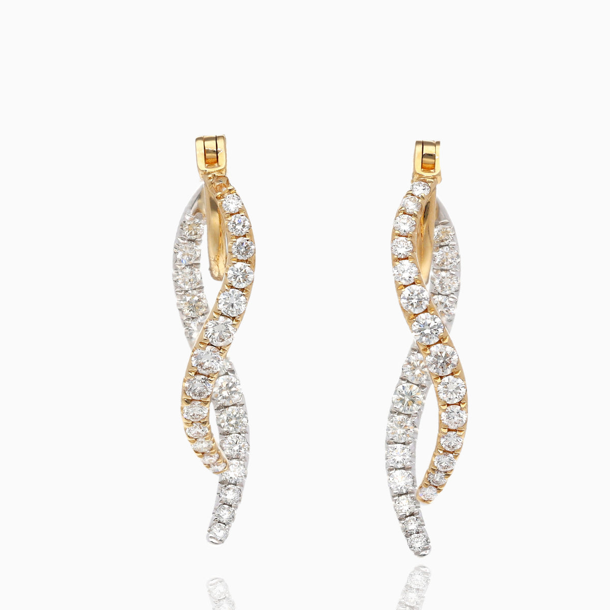 Liquid Light Diamond Earrings