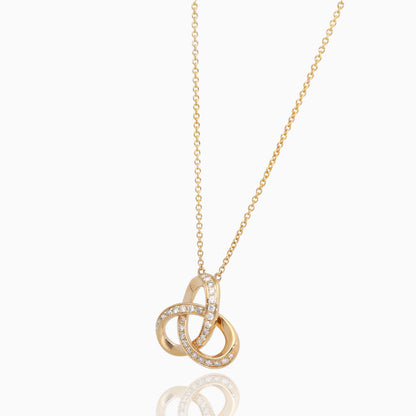 Eternal Knot Diamond Necklace