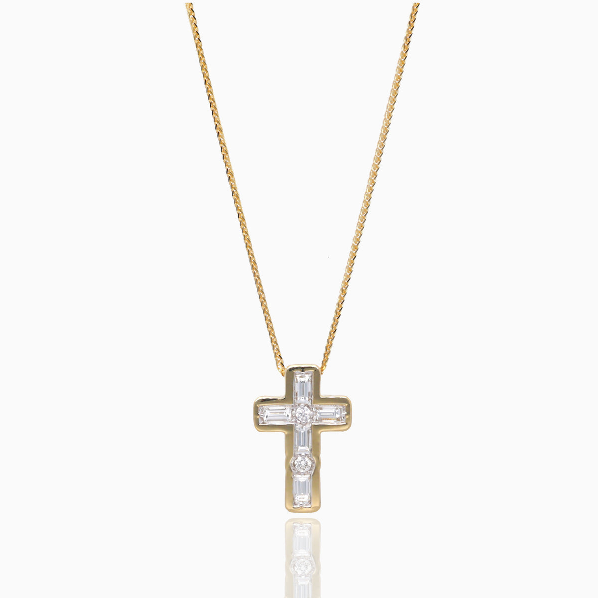 Shifting Light Diamond Cross