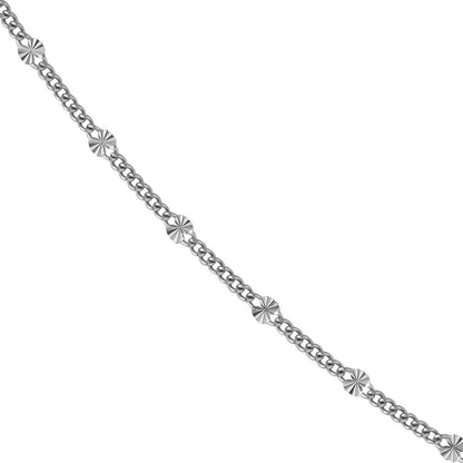18" SS Radiant Disc Stations on Curb Chain