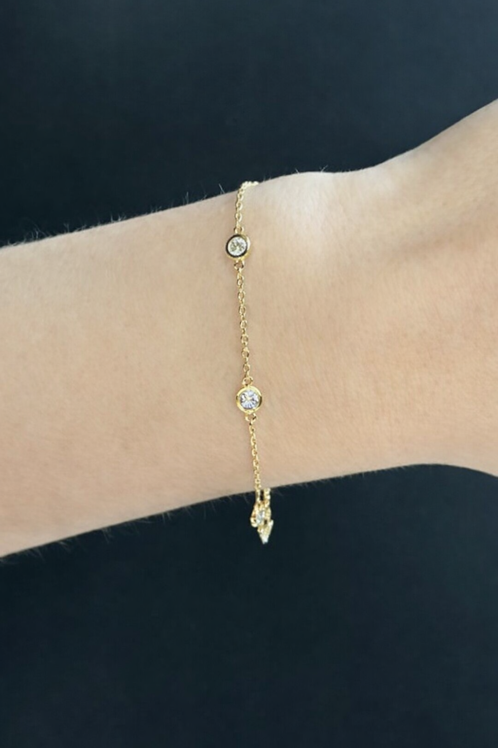 Golden Hour Gold Plated Diamond Bracelet