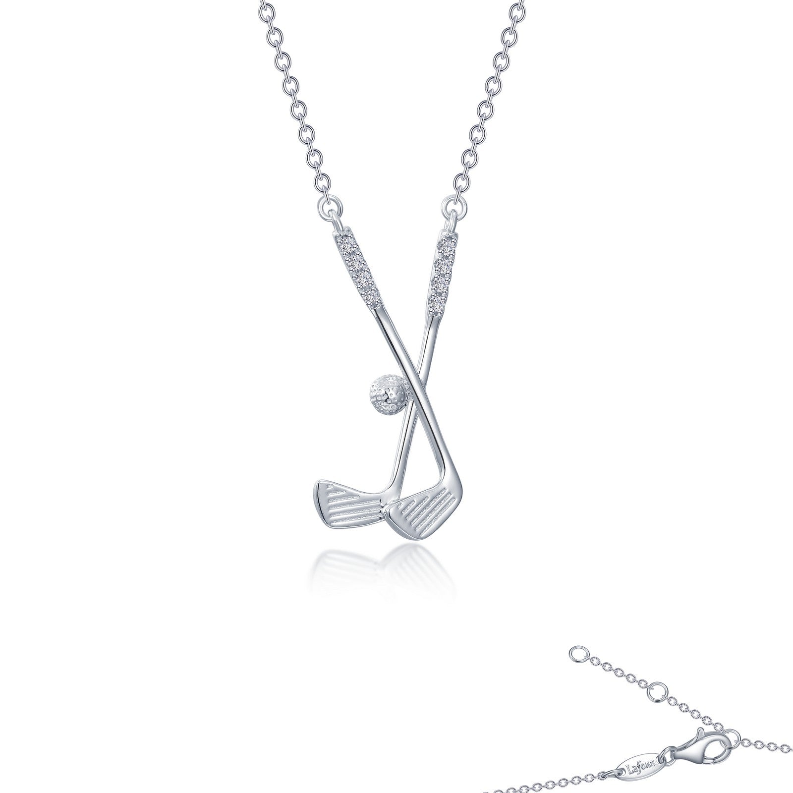 Golf Clubs Necklace