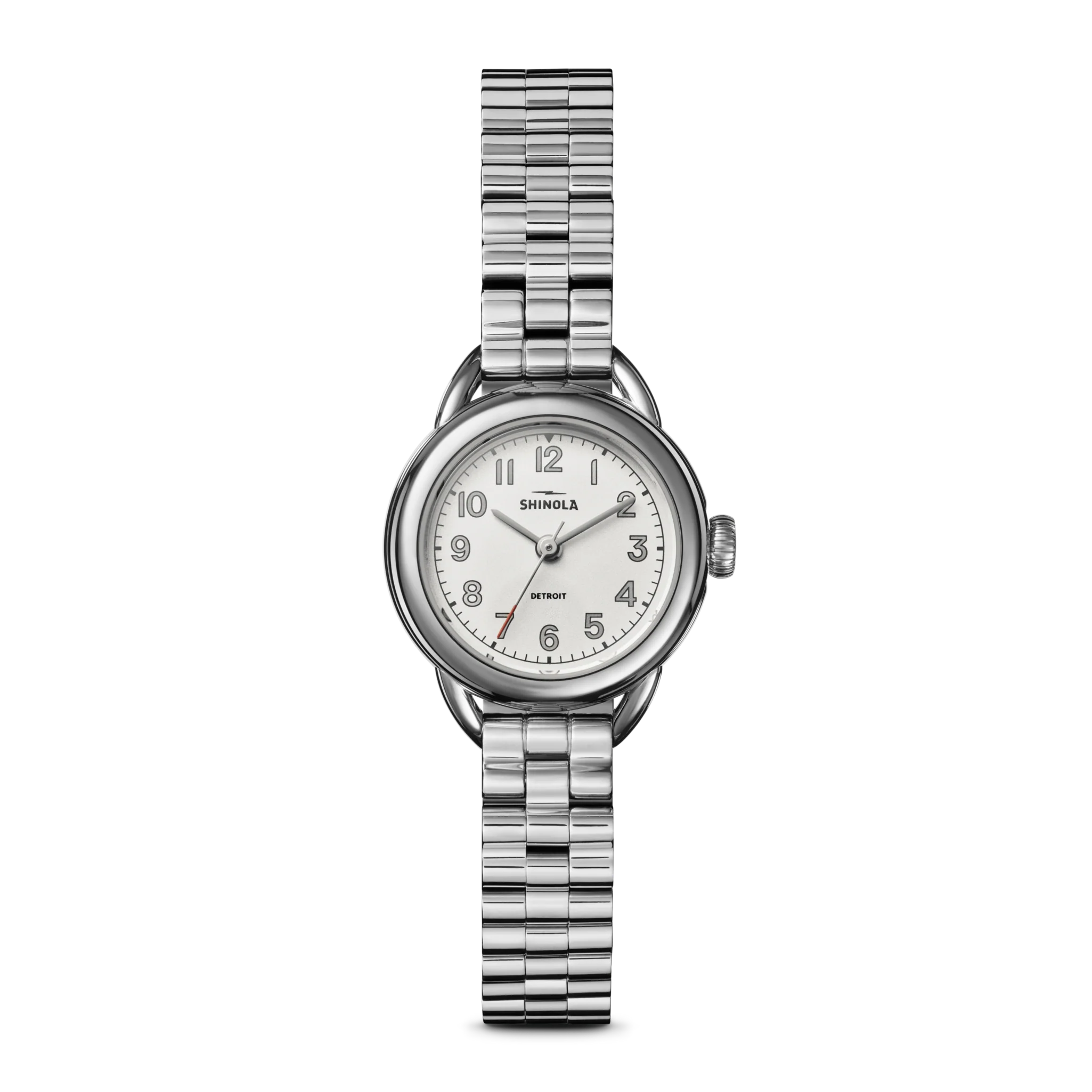 SHINOLA Ladies Runabout Silver Tone Watch
