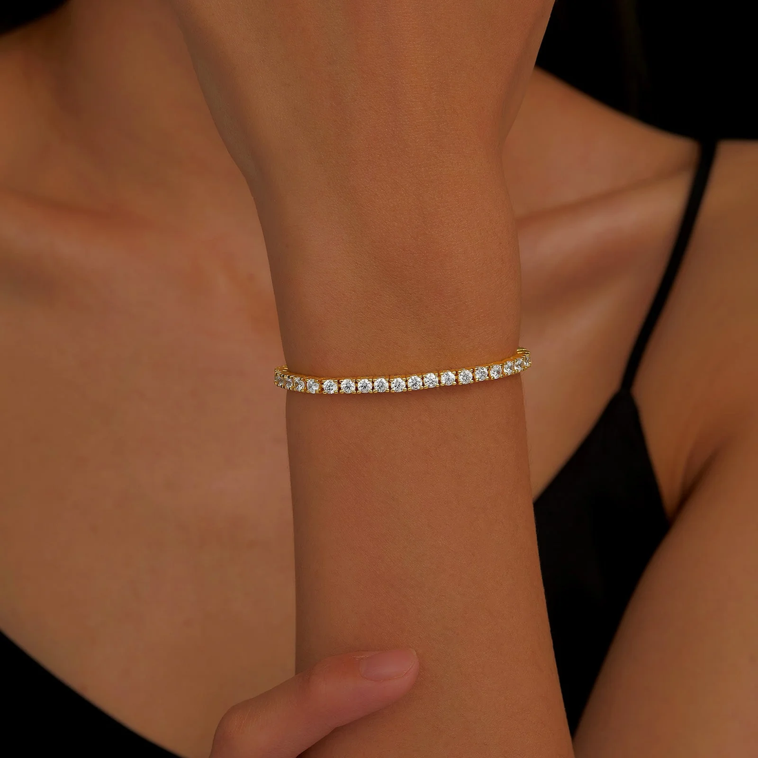 Classic Yellow Tennis Bracelet