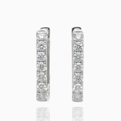 Diamond Frame Hoops