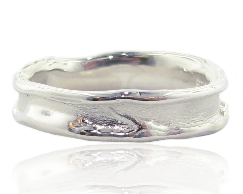 Silver Band, Medium Melted