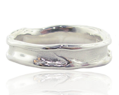 Silver Band, Medium Melted