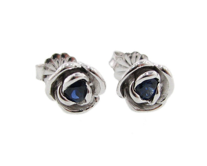 Sterling Silver
(2) 3mm Blue Sapphire