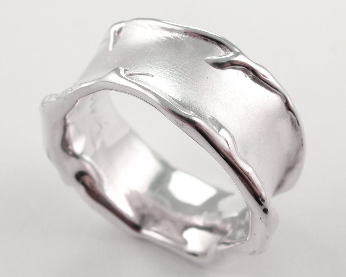 Silver Band, Wide Melted