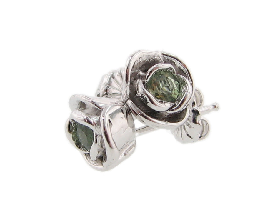 Sterling Silver
(2) 3mm Peridot