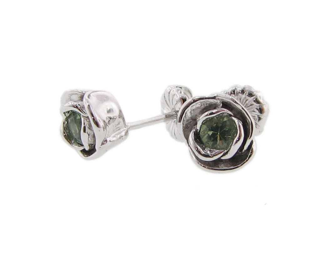 Sterling Silver
(2) 3mm Peridot