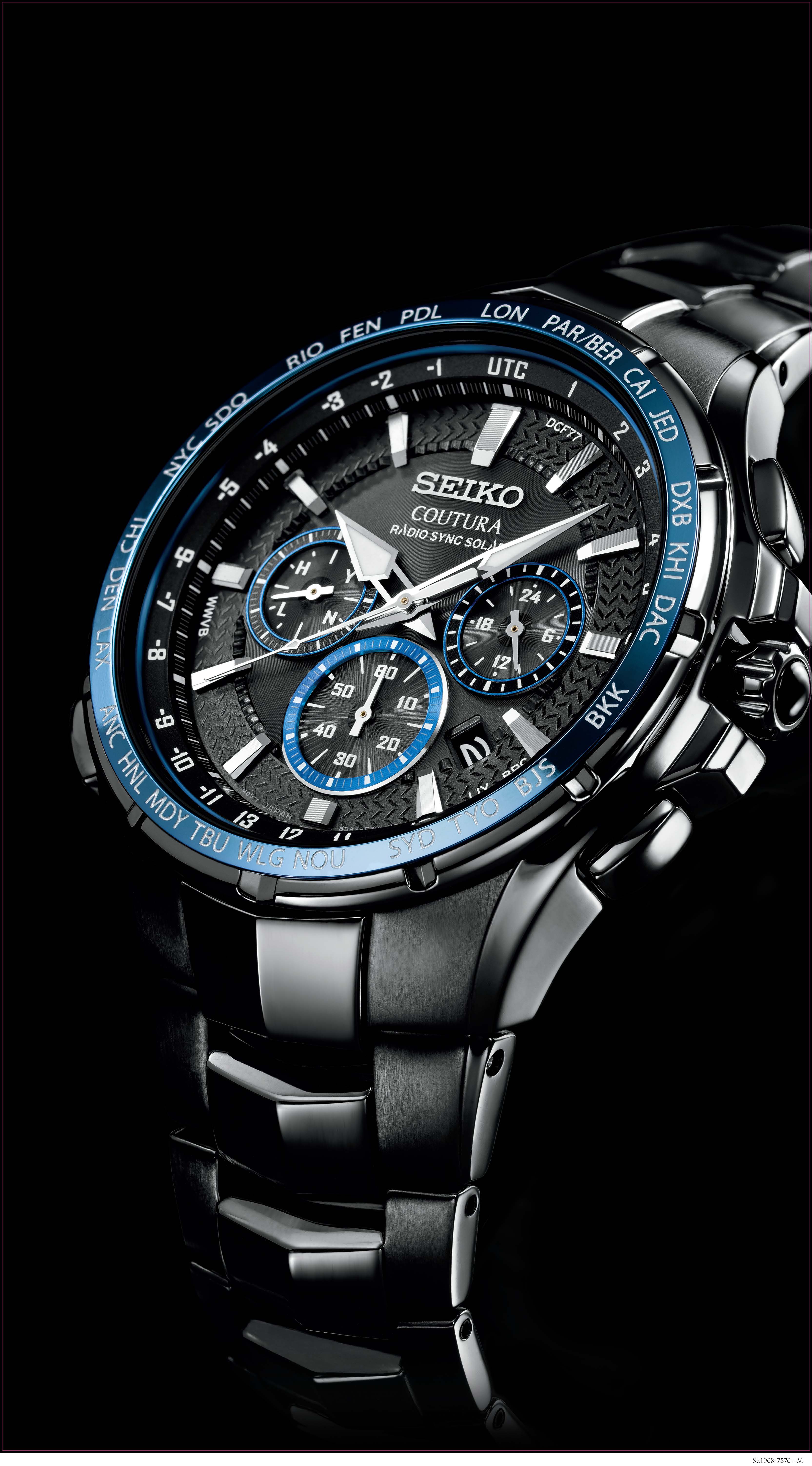 SEIKO Men s Radio Sync Black Watch Wexford Jewelers