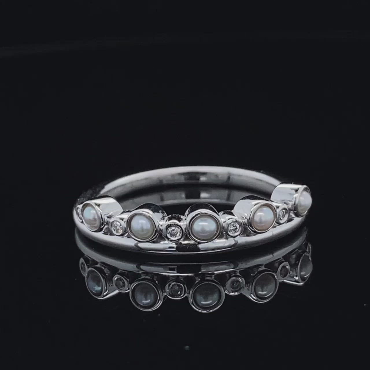 Princess Di Pearl Tiara Band