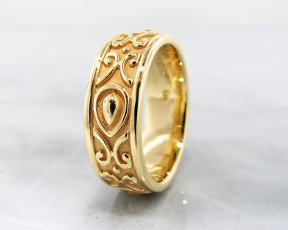 22K Yellow Gold Ring, Men&