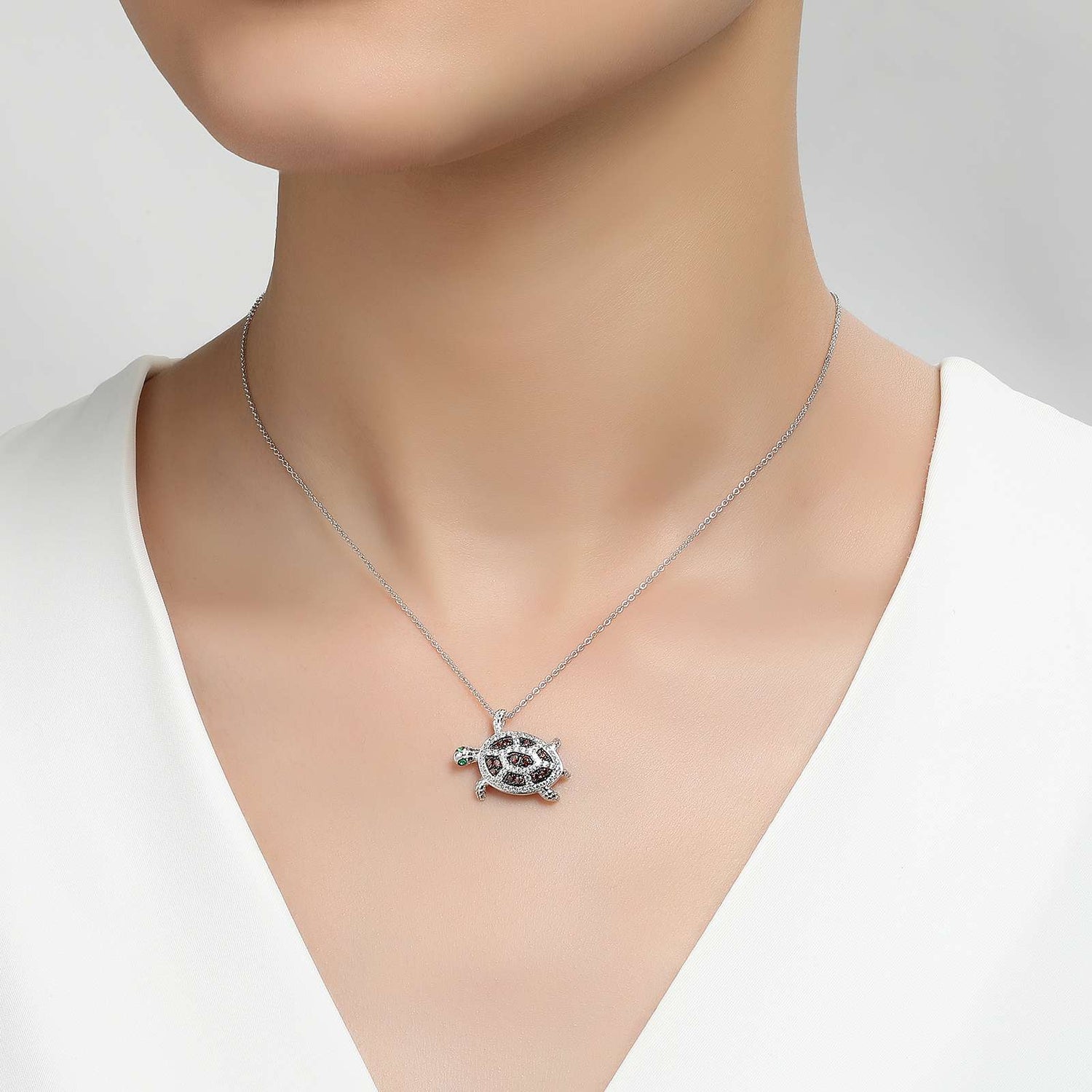 Whimsical Sea Turtle Necklace