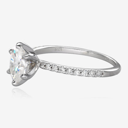 Fit For A Princess Moissanite Ring