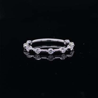 .50ct Floating Diamond Bridal Band