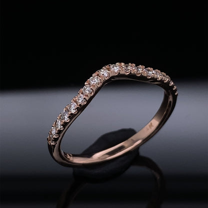 .27ctw Waves of Love Contour Diamond Band